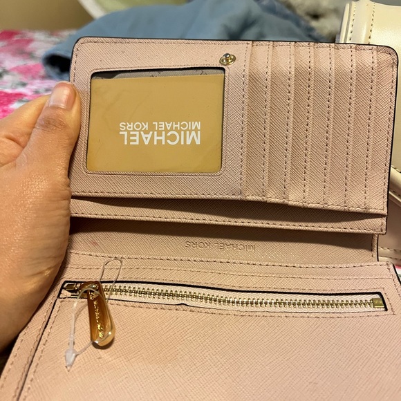 Zara mini bag and Michael Kors wallet and keychain. Gently used. - Picture 4 of 5